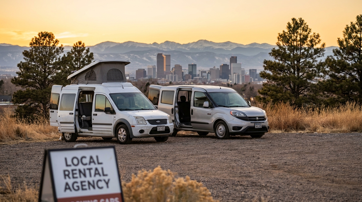 Map for Cheap RV Rental Comparison in Denver - Best Value 2026
